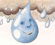 Lluvia cae, lentamente sobre m�...